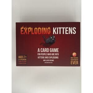 EXPLODING KITTENS Card Game 2015 Preowned Excellent Condition